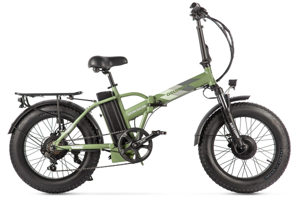 Электровелосипед Gelbert Saturn Dual PRO хаки
