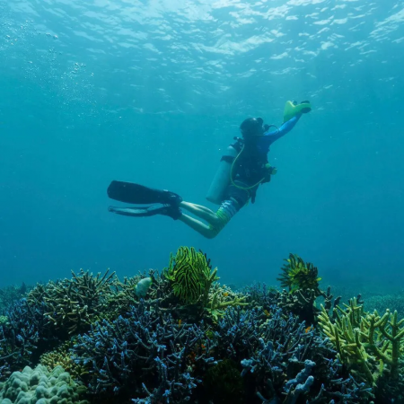 Подводный электроскутер MANTA белый