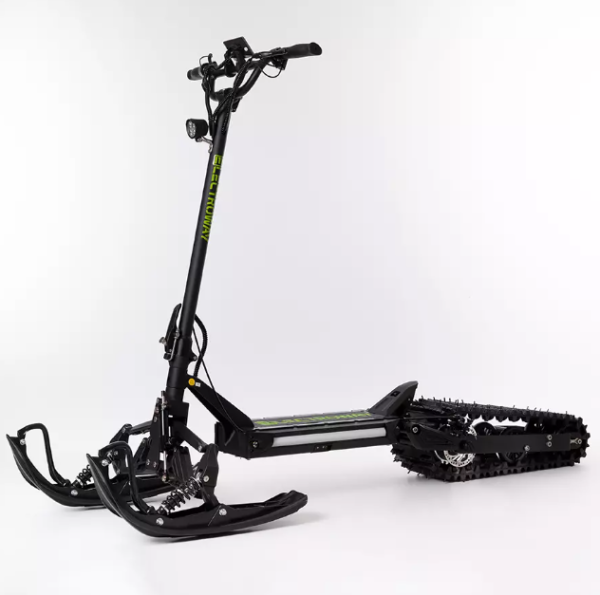 Зимний электроснегокат на гусенице / Гусеничный электросамокат Electroway T4S