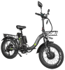 Электровелосипед Syccyba H2 (F11) DUAL 20AH серый